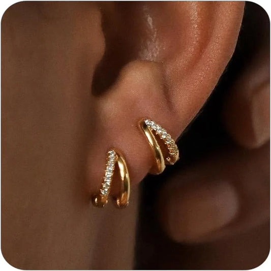 Adela Huggie Hoop Earrings