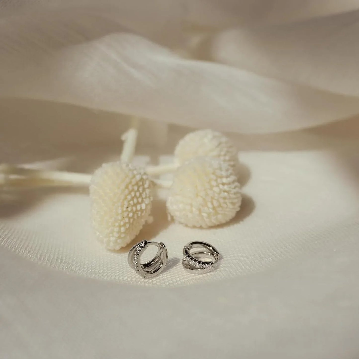 Adela Huggie Hoop Earrings