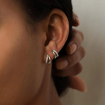 Adela Huggie Hoop Earrings