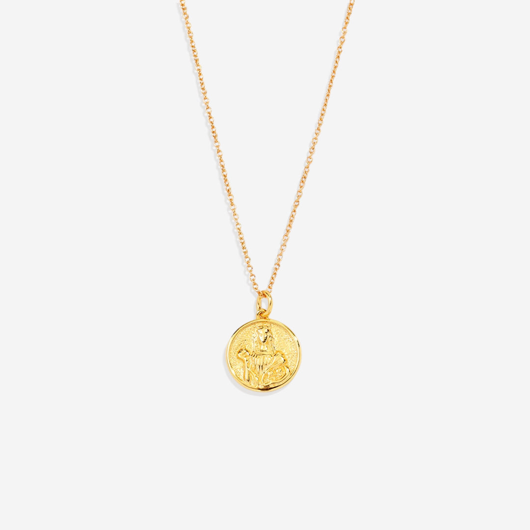 Greek Goddess Pendant Necklace