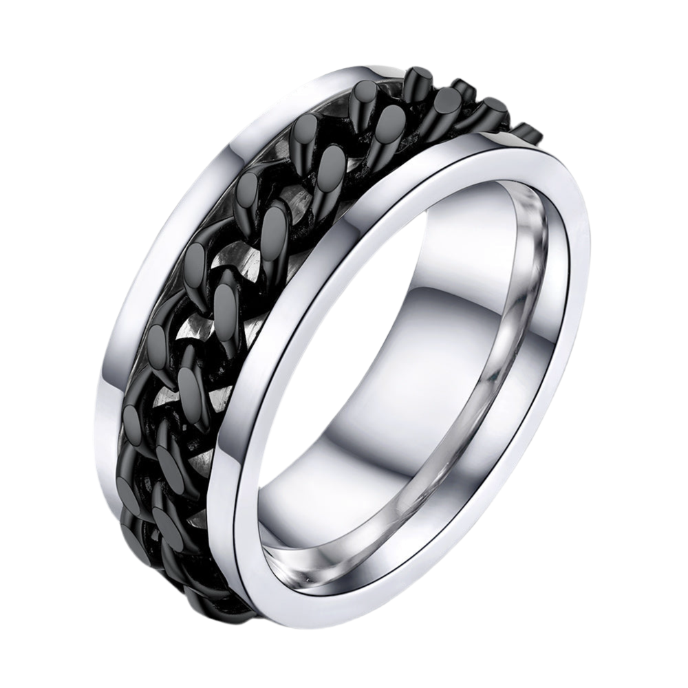 Chain Trivora Anxiety Ring for Men