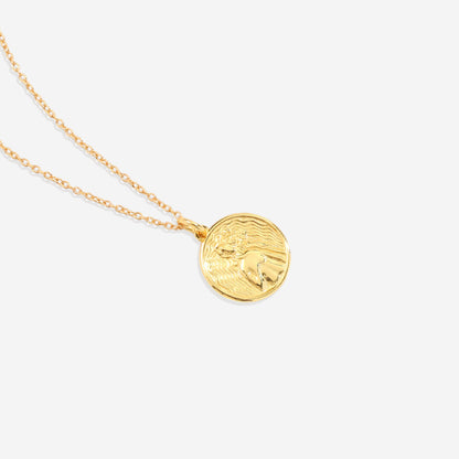 Greek Goddess Pendant Necklace