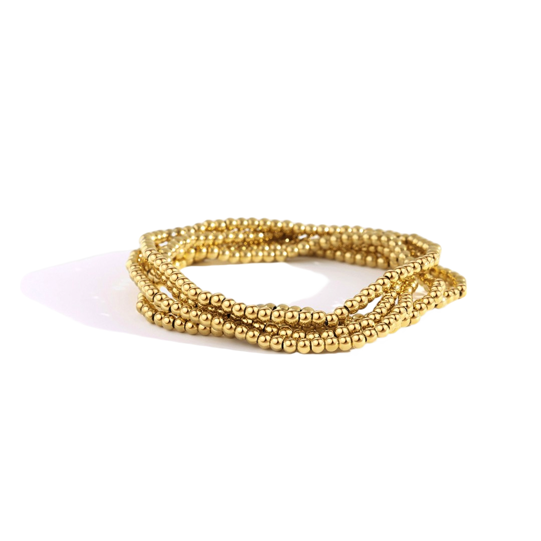 3mm Beaded Bracelet Stacking Set