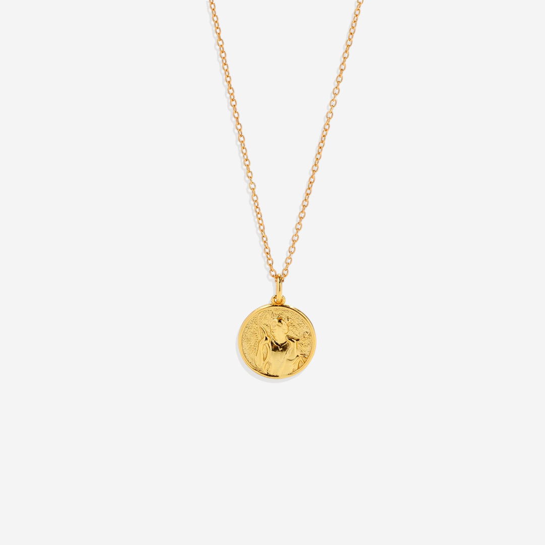 Greek Goddess Pendant Necklace