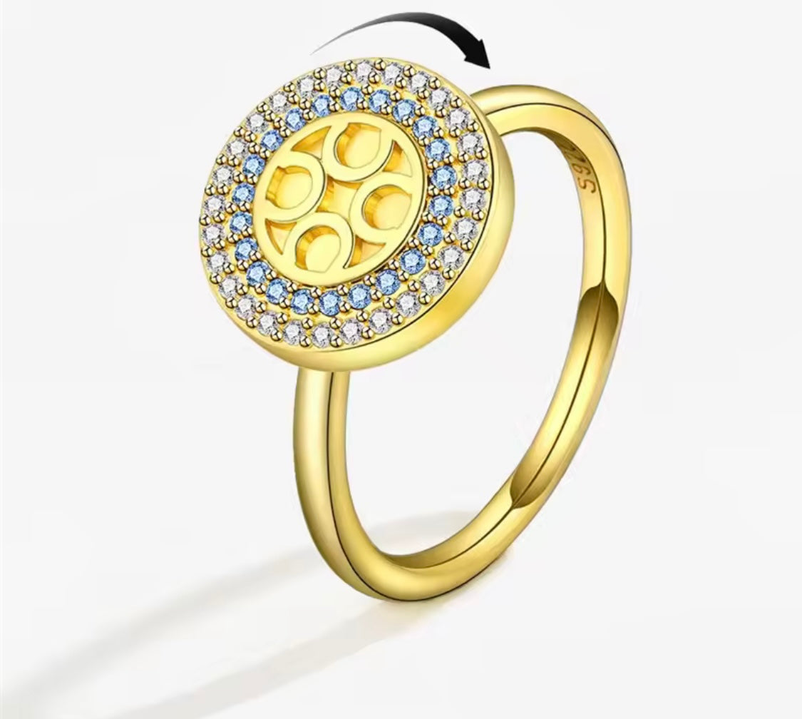 Gold Celestial Harmony Ring