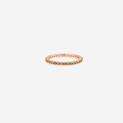 August Birthstone Eternity Stacking Ring