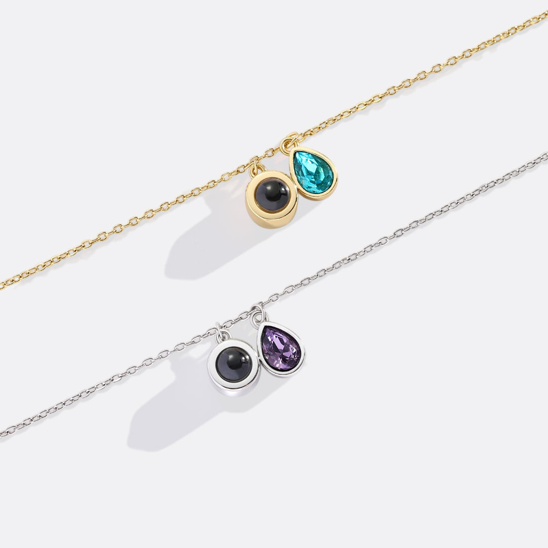 Birthstone Photo Bracelet