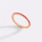 18k Rose Gold over Sterling Silver
