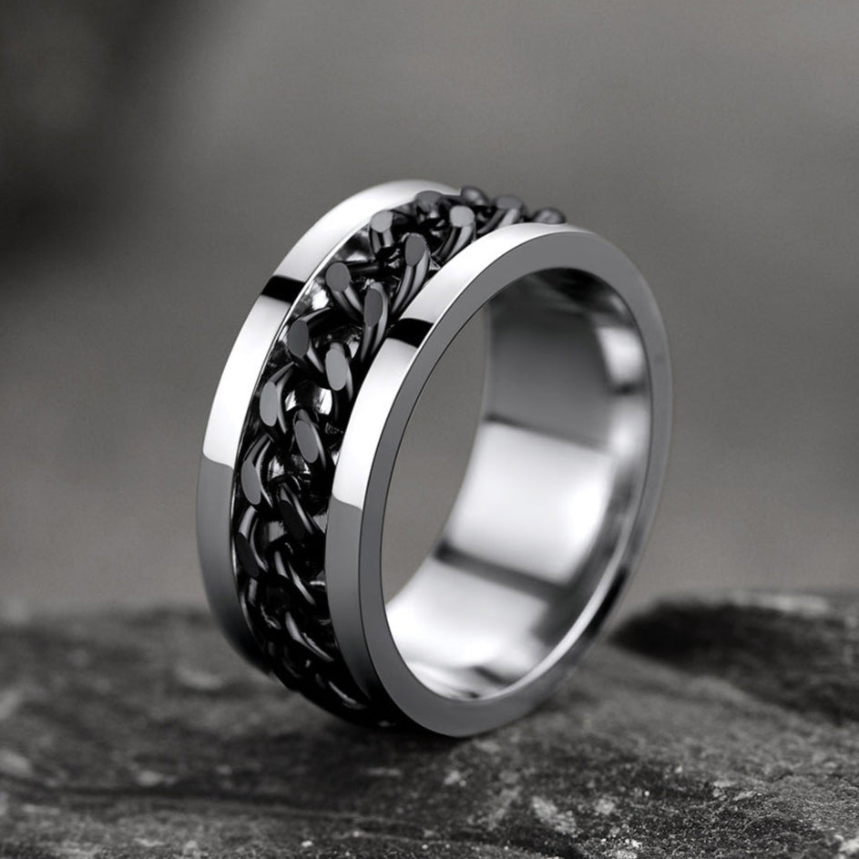 Chain Trivora Anxiety Ring for Men