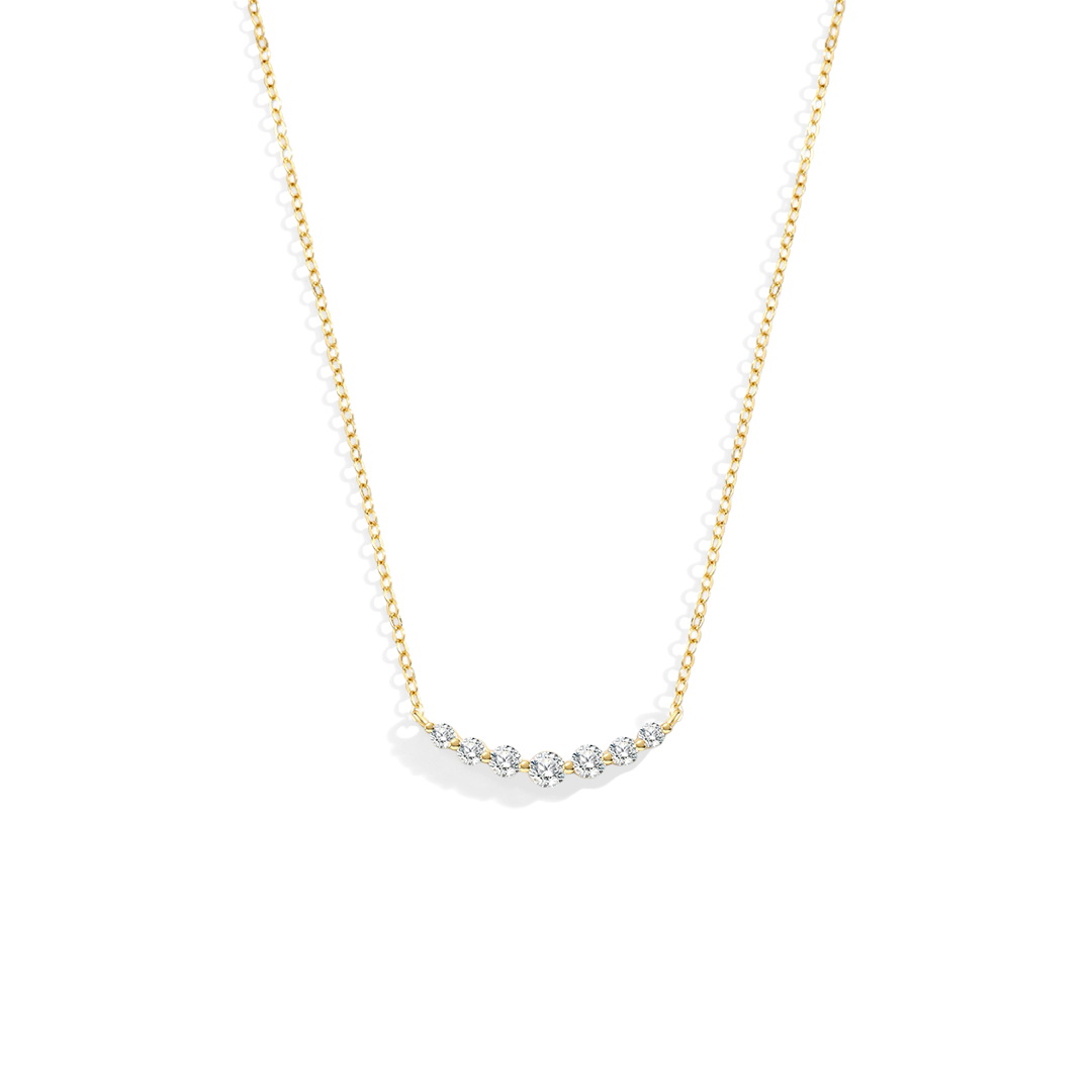 Classic Arc Diamond Necklace