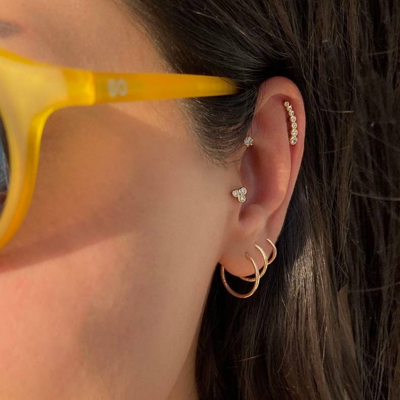 Classic Cartilage Hoop Earrings | 16g