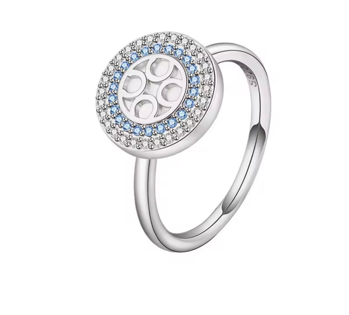 Silver Celestial Harmony Ring