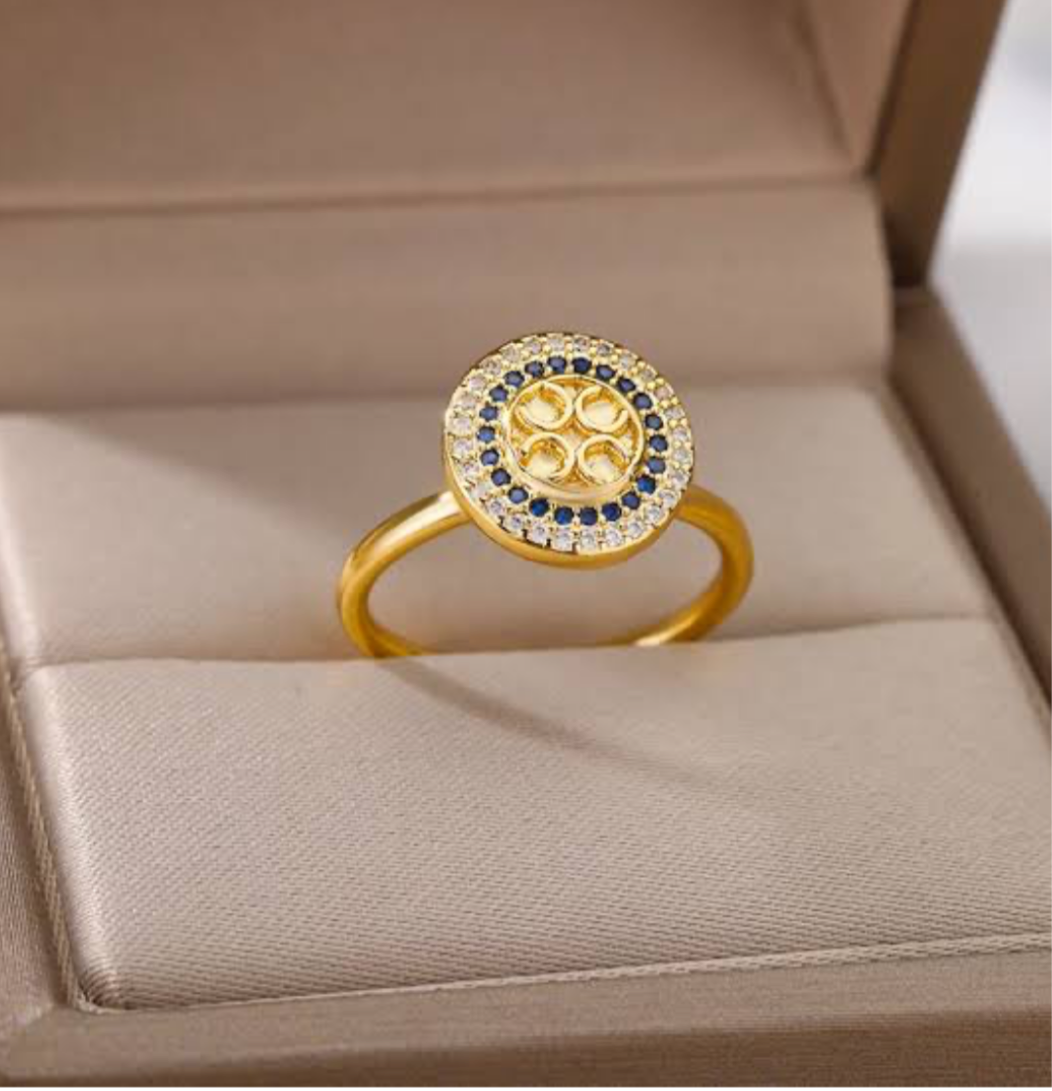 Gold Celestial Harmony Ring
