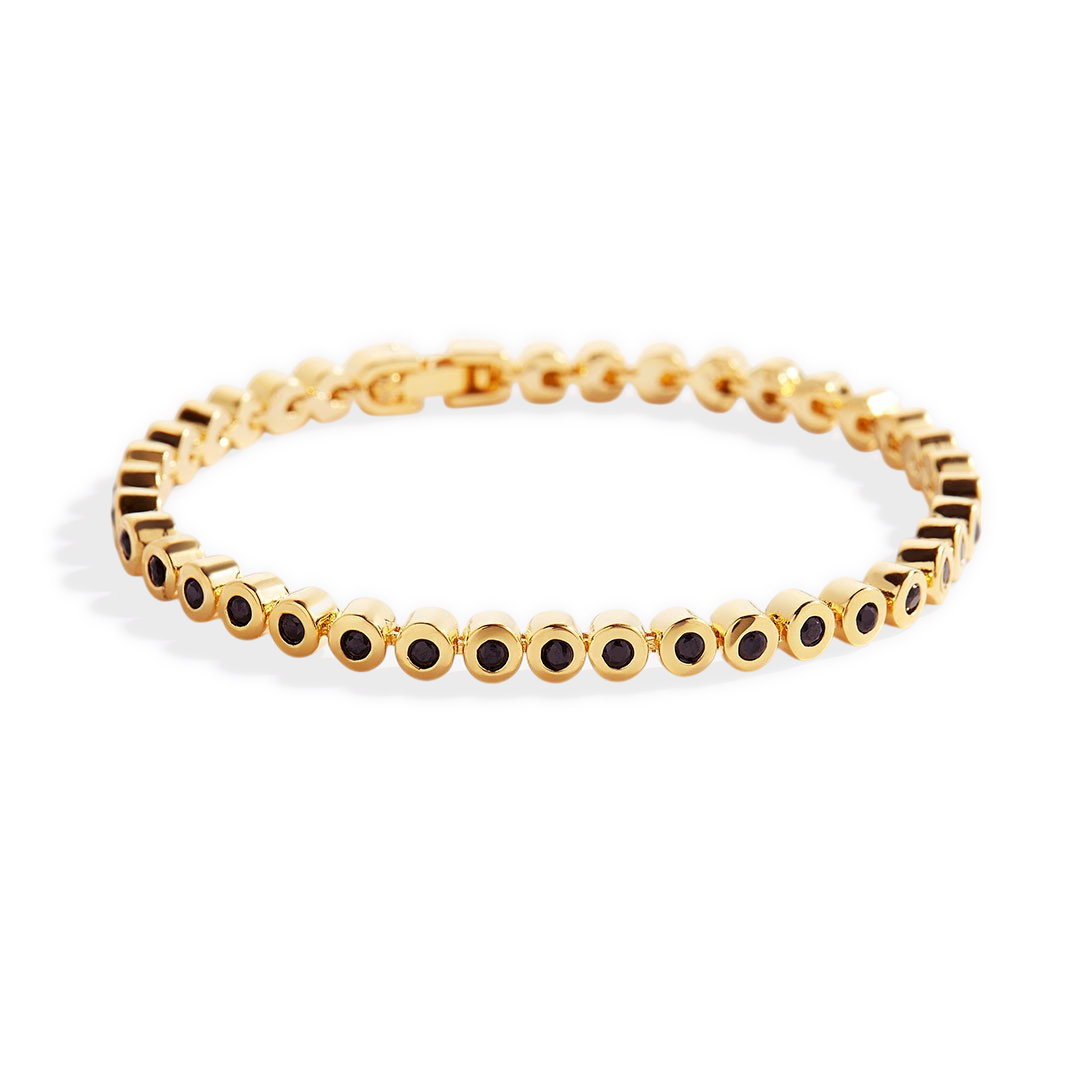 Black Gemstone Bracelet