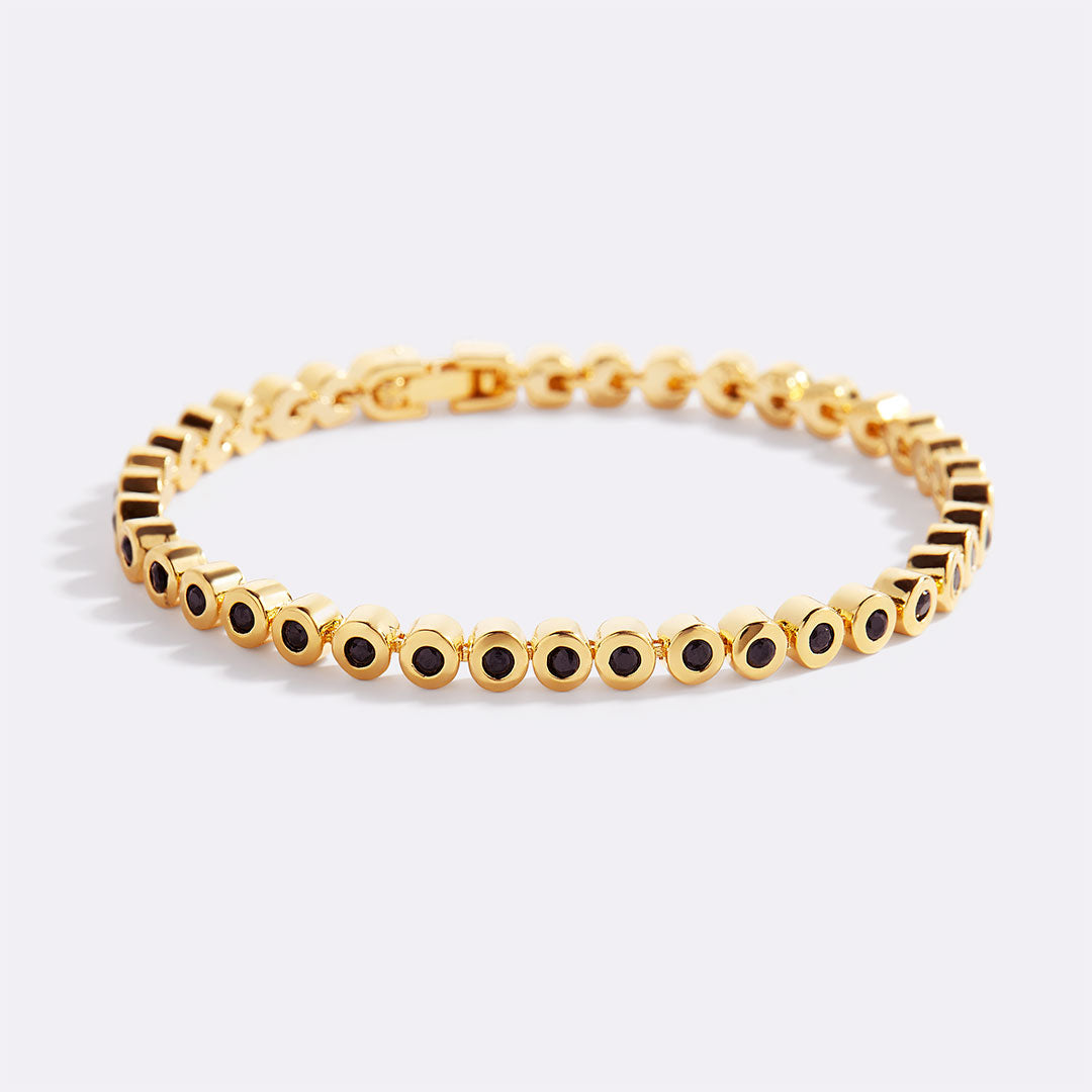 Black Gemstone Bracelet