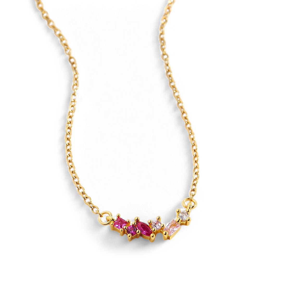 Ombre Birthstone Necklace