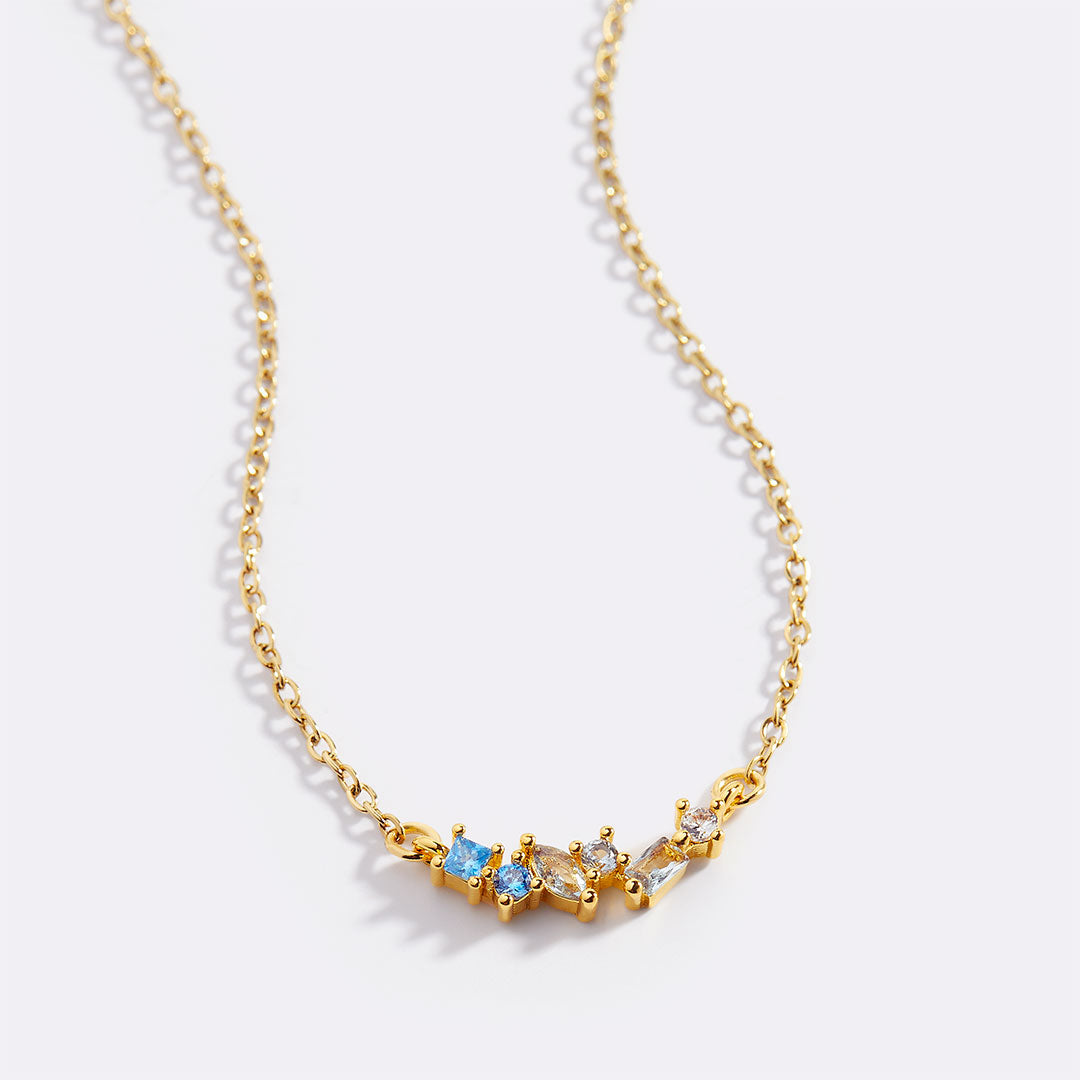 Ombre Birthstone Necklace