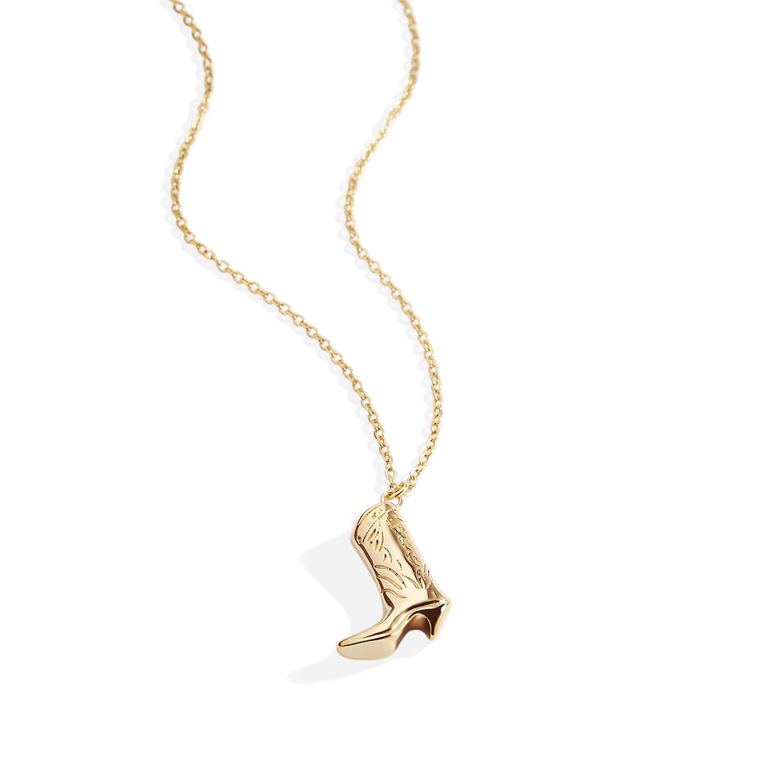 Cowboy Boot Necklace
