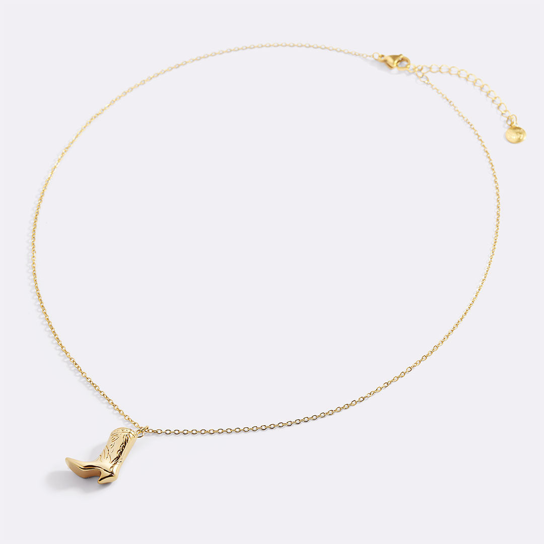 Cowboy Boot Necklace