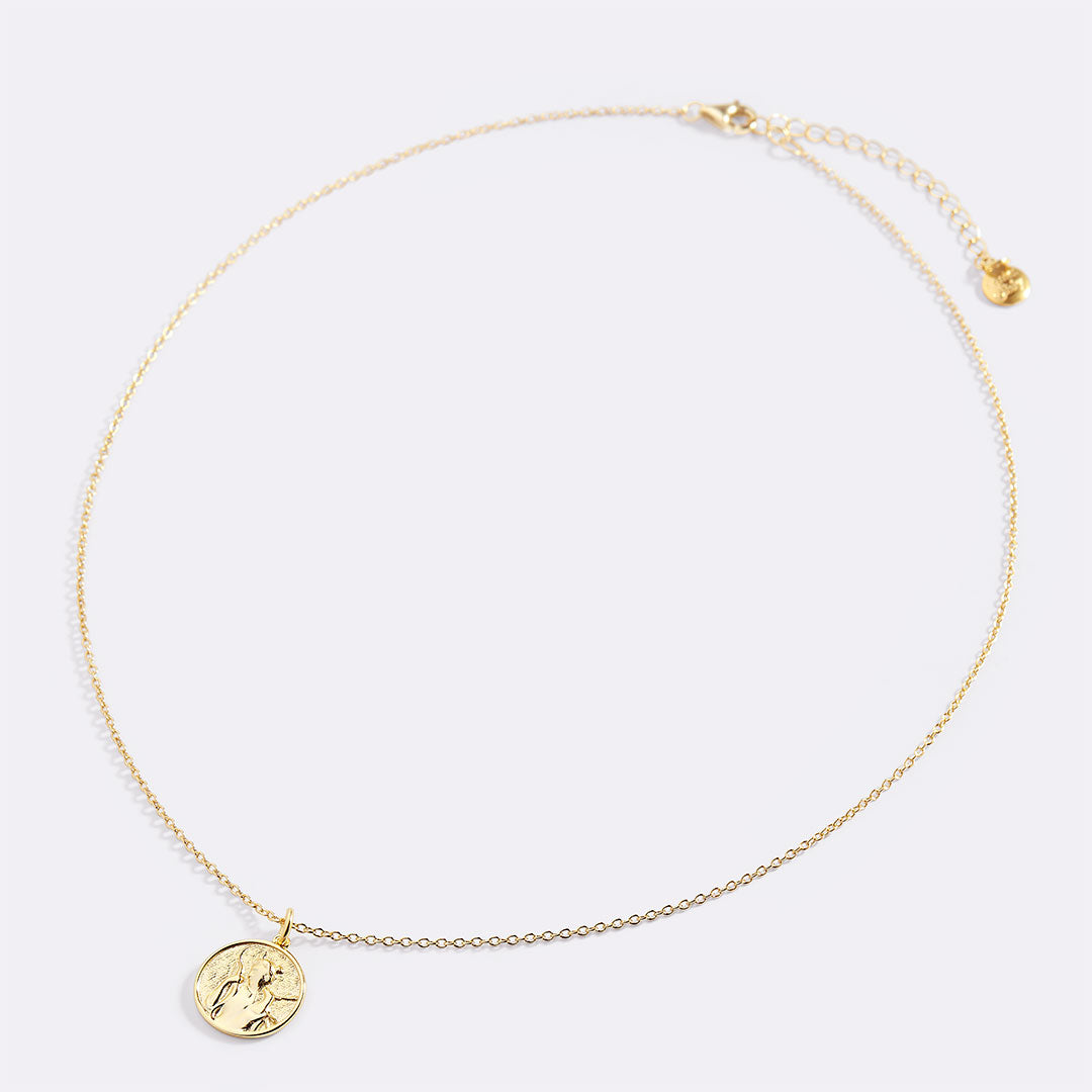 Greek Goddess Pendant Necklace
