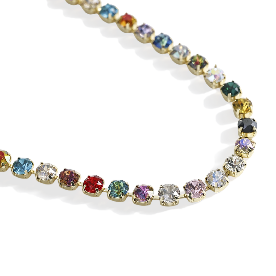 Ombré Crystal Adjustable Necklace