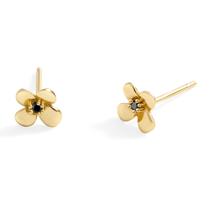 Dainty Floral Statement Stud Earrings