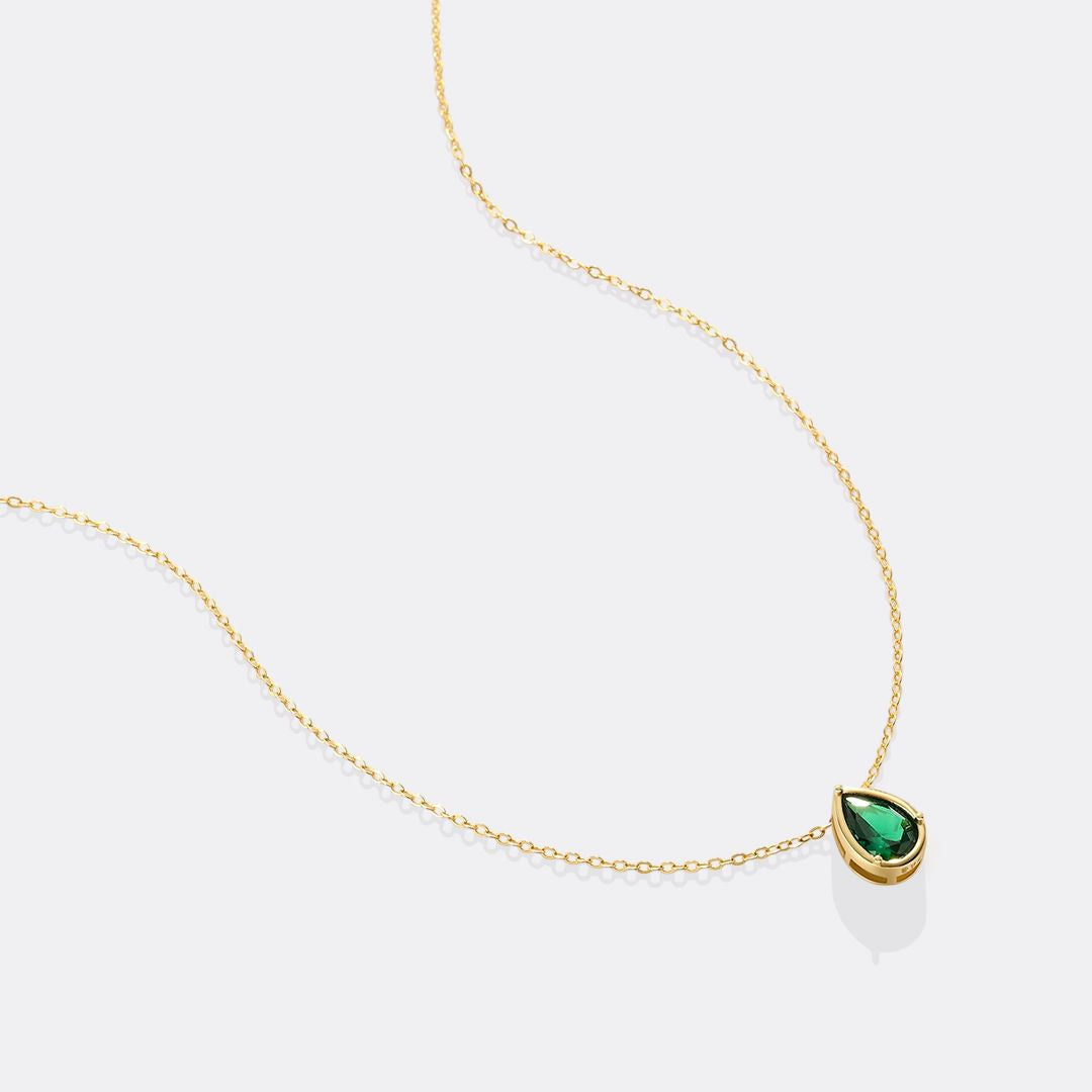 Diamond Teardrop Necklace