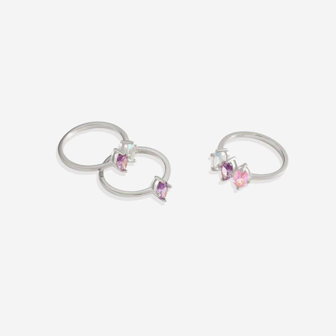 Birthstone Marquis-Cut Ring