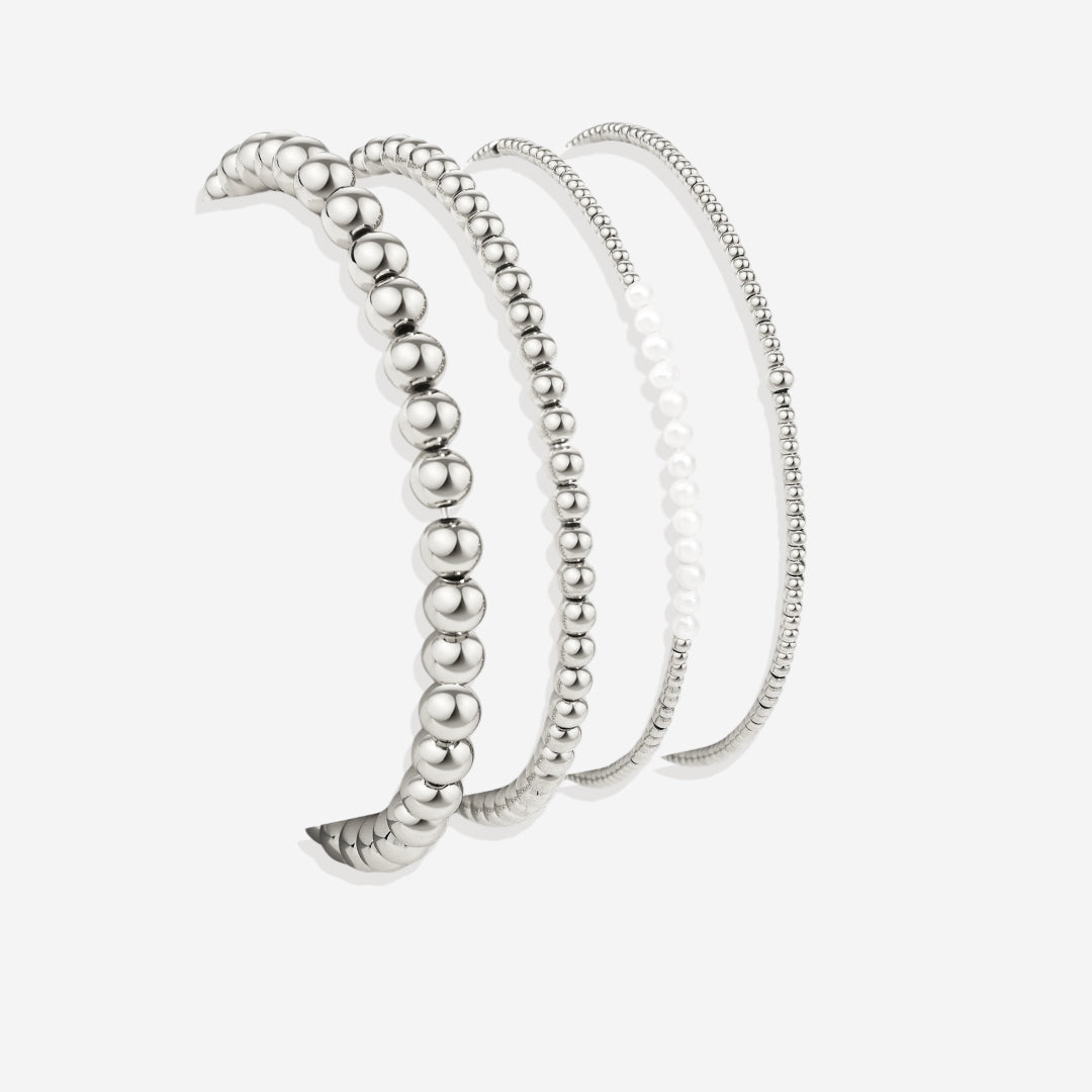Everyday Pearl Bracelet Stacking Set