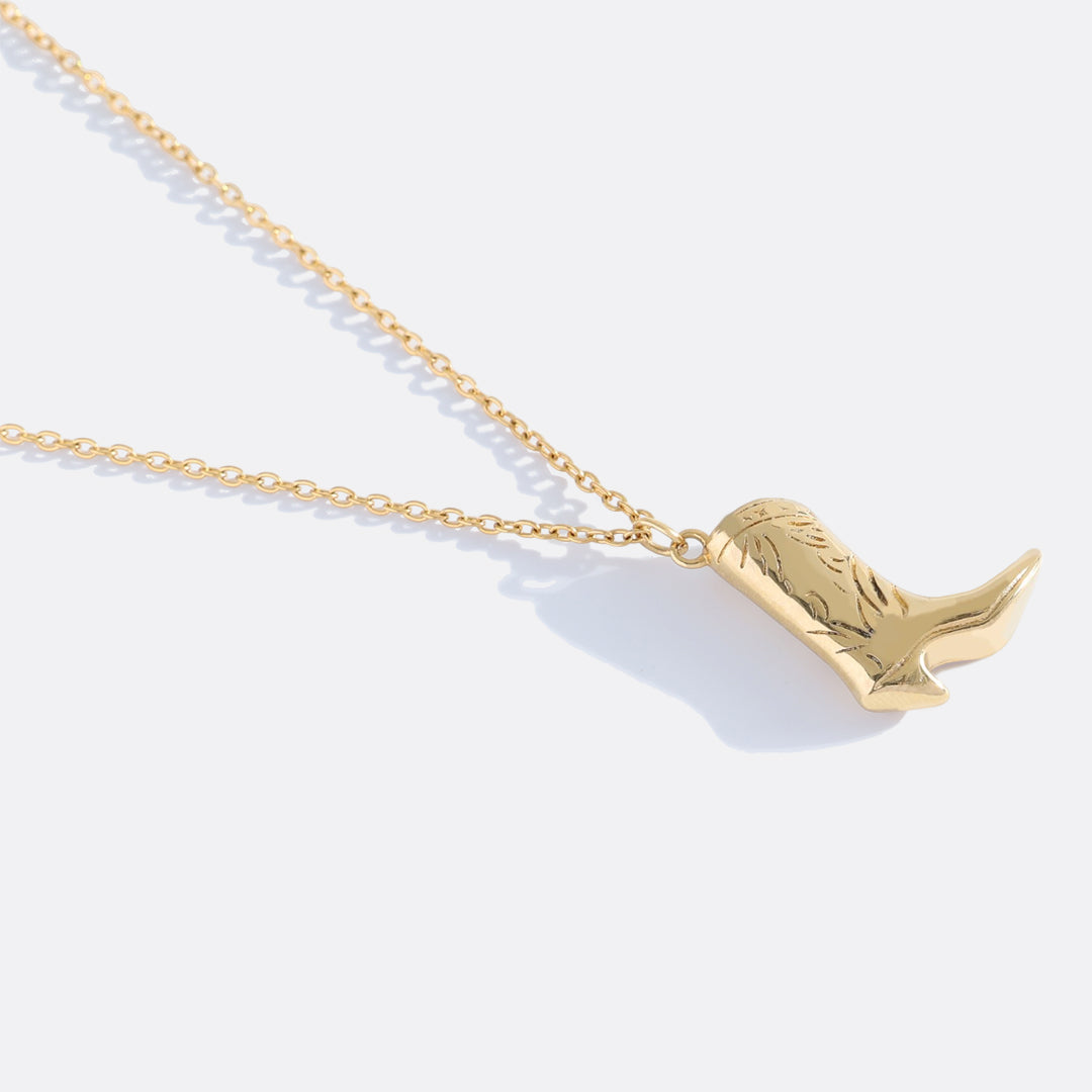 Cowboy Boot Necklace