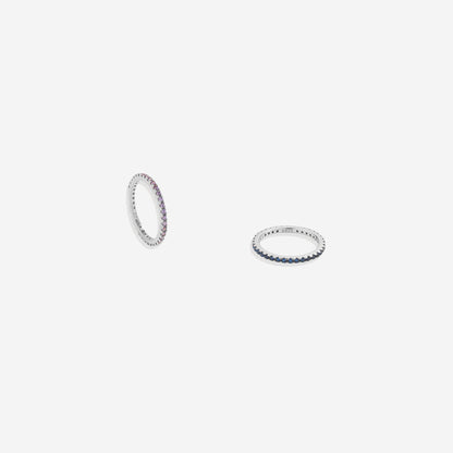 November Birthstone Eternity Stacking Ring