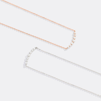 Classic Arc Diamond Necklace