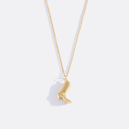 Cowboy Boot Necklace