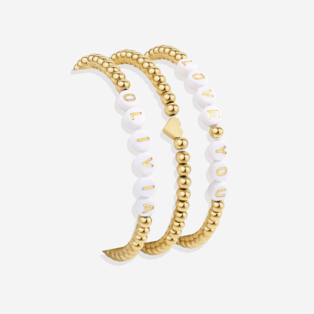 Personalized Word Bracelet