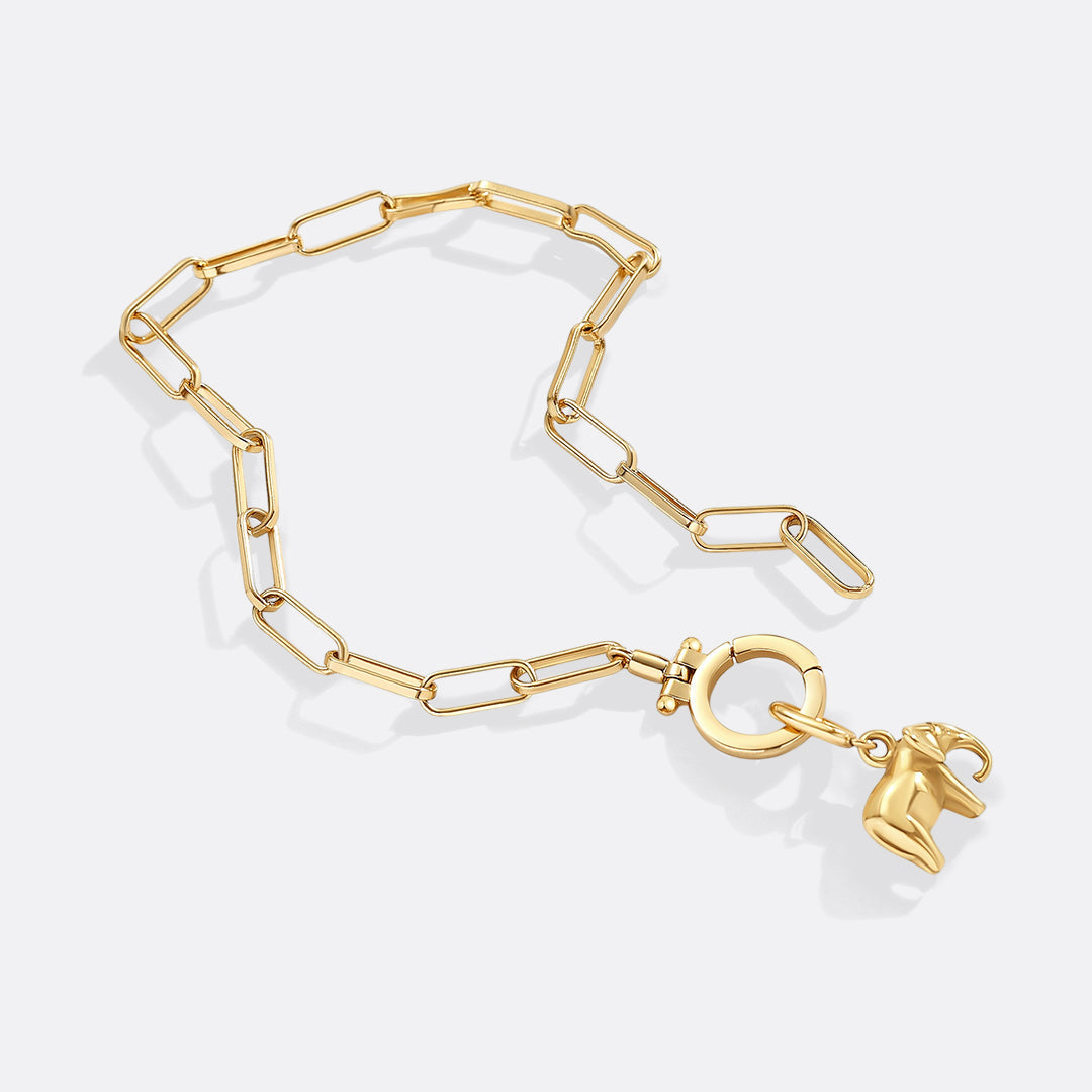 Golden Elephant Charm – Luck & Positivity