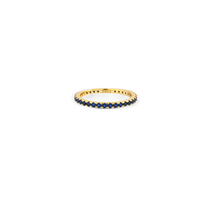 September Birthstone Eternity Stacking Ring