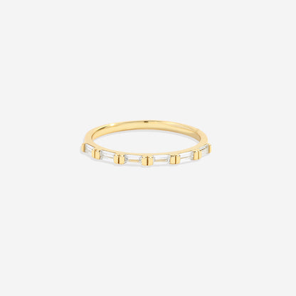 Baguette White Diamond Ring