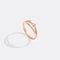 18k Rose Gold Over Sterling Silver