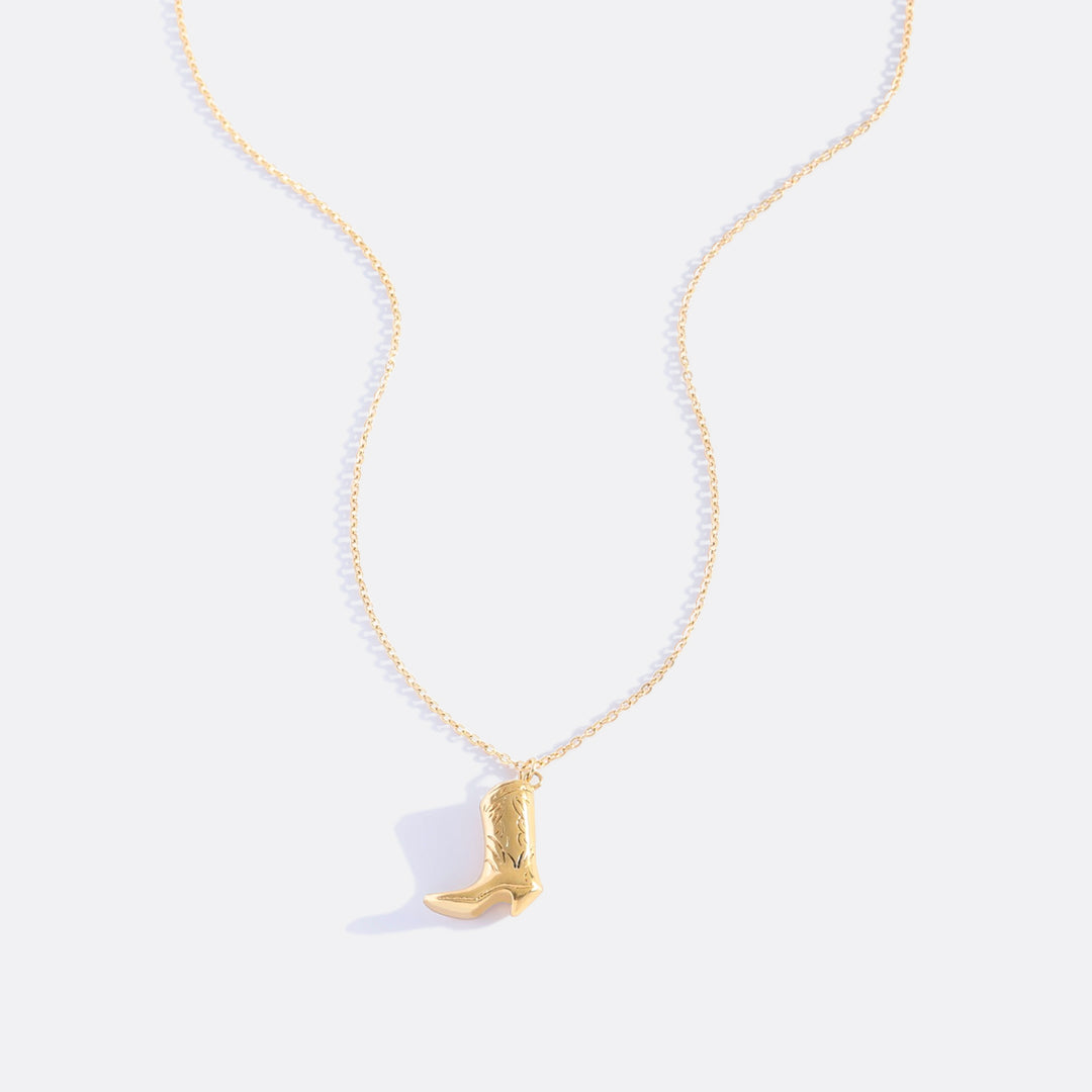 Cowboy Boot Necklace