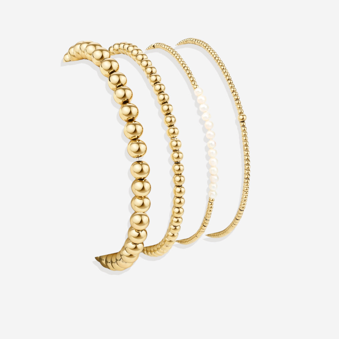 Everyday Pearl Bracelet Stacking Set