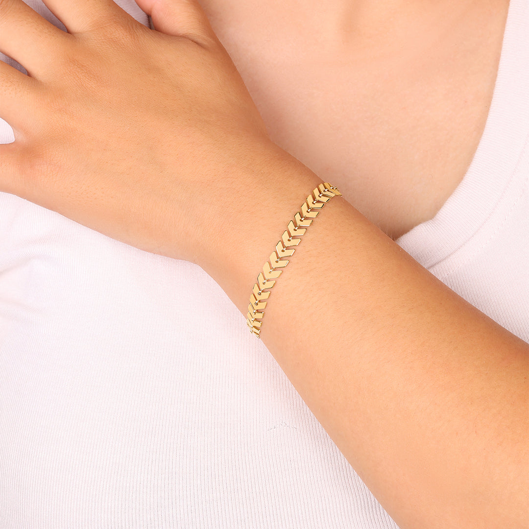 Leaf Chain Bracelet