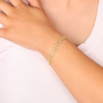 Leaf Chain Bracelet