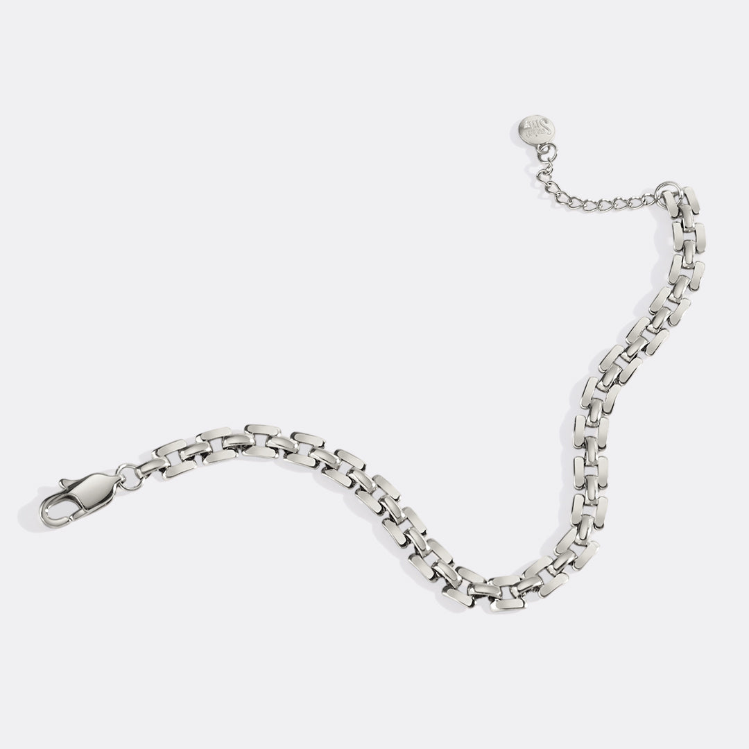 Timepiece Link Chain Bracelet