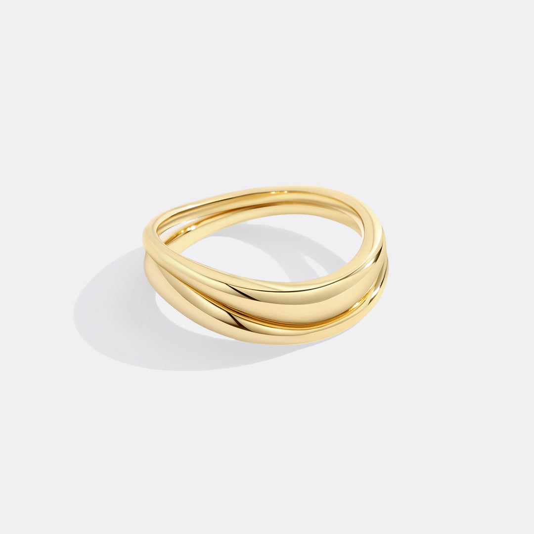 Organic Stacking Ring Set