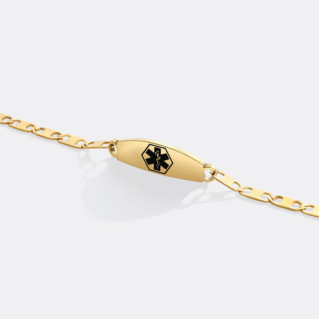 Engraved Medical Alert Bracelet