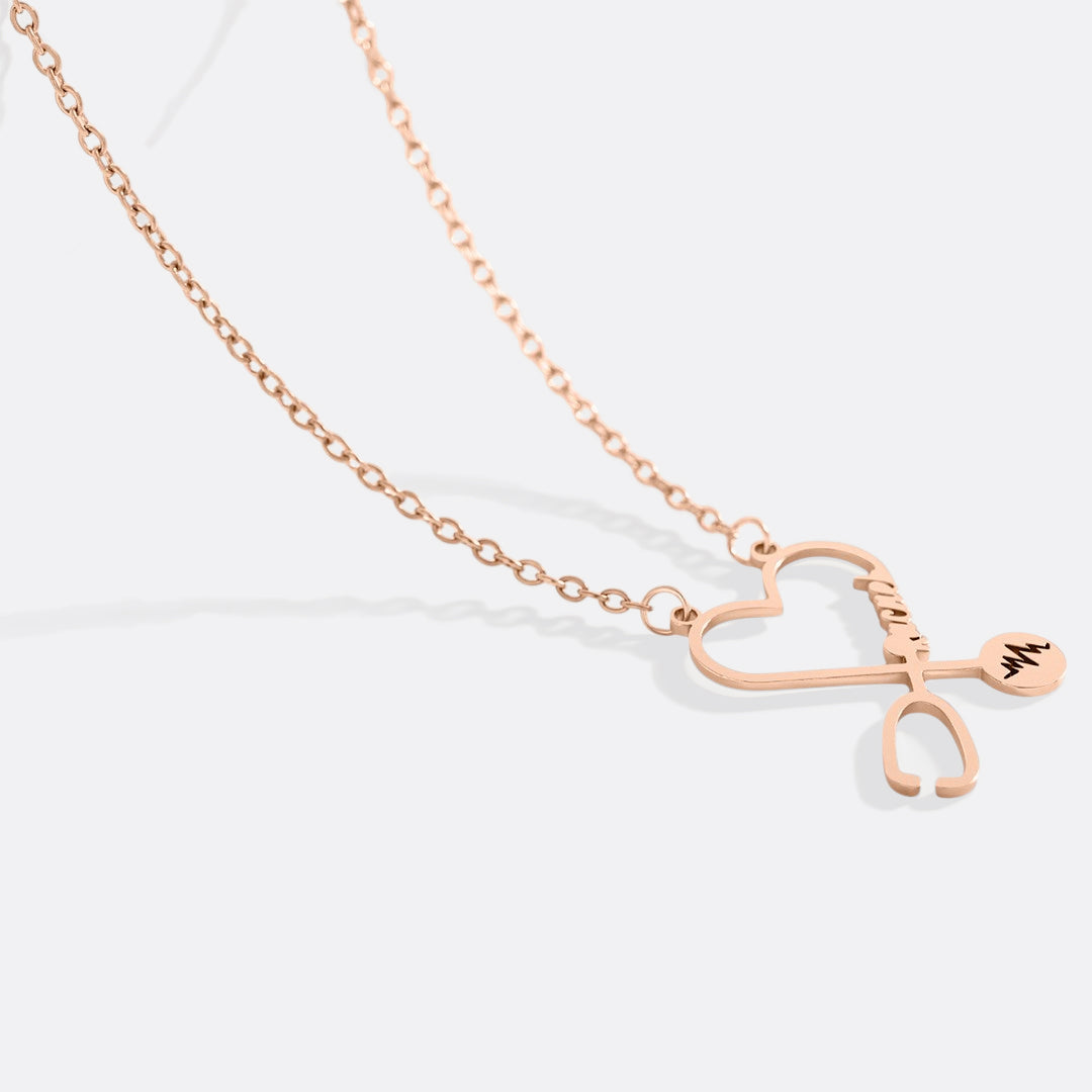 Stethosope Name Necklace