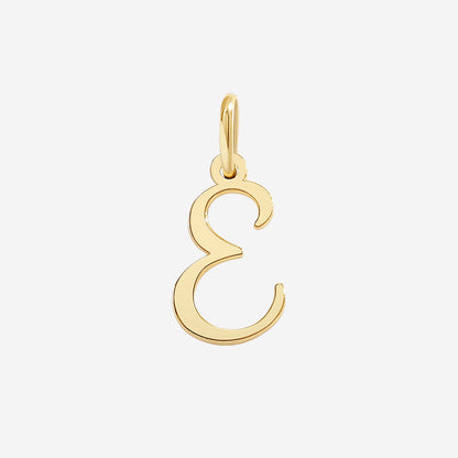 Cursive Initial Charm – Gold