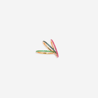 March Birthstone Eternity Stacking Ring