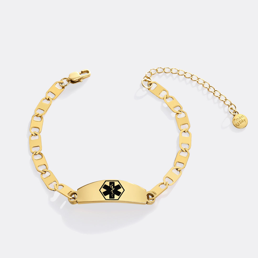 Engraved Medical Alert Bracelet
