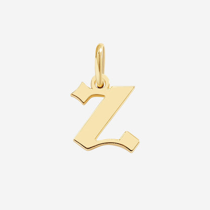 Old English Letter Charm